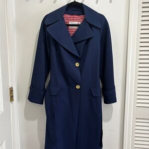Fashionaire Vintage Navy Trench Coat